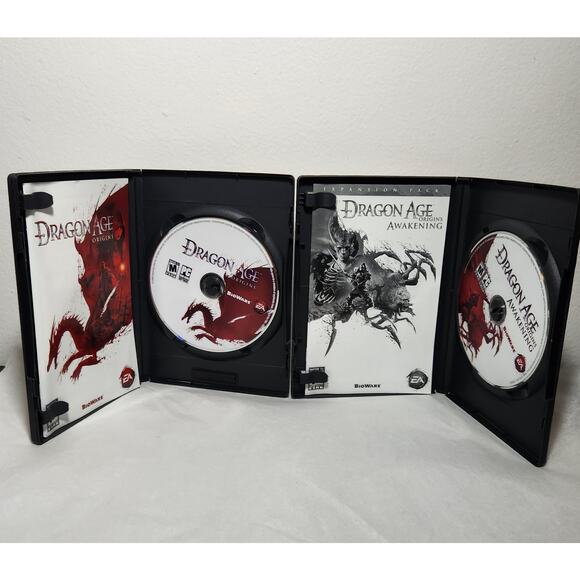 Dragon Age Origins & Awakening Expansion Pack PC DVD ROM BioWare EA, 2009,2010 - Picture 3 of 4